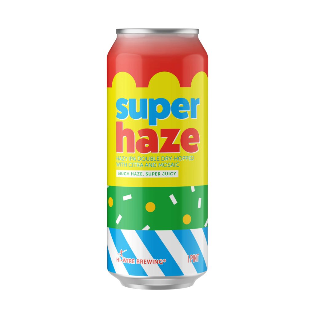 hi-wire super haze beer