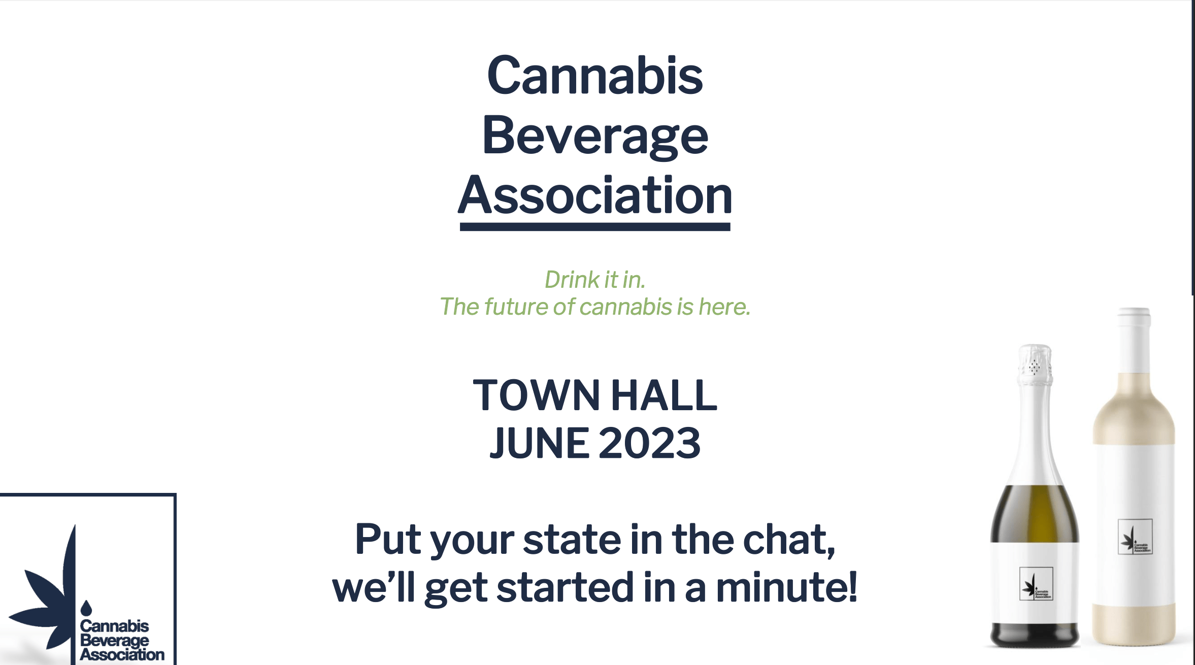 Cannabis Beverage Association Town Hall – June 2023