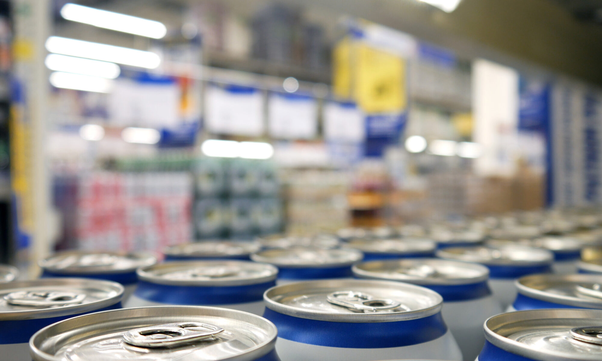 cannabis beverages in liquor store